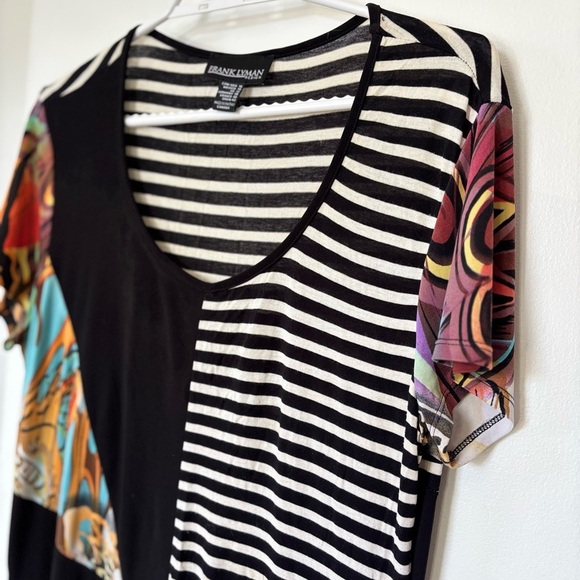 ✨Frank Lyman Artistic Patch Dress - Size 10 - Picture 3 of 5